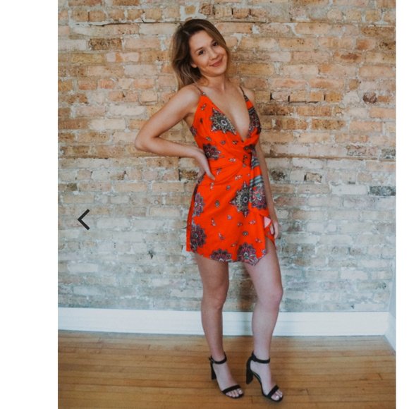 NWT Printed Bandana Mini Dress - Picture 1 of 3